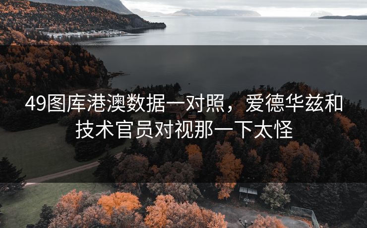 49图库港澳数据一对照，爱德华兹和技术官员对视那一下太怪